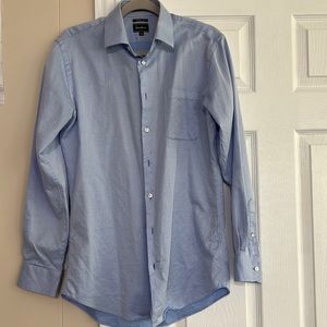 Neiman Marcus Trim Fit Button Up Shirt Size 15.5 34/35